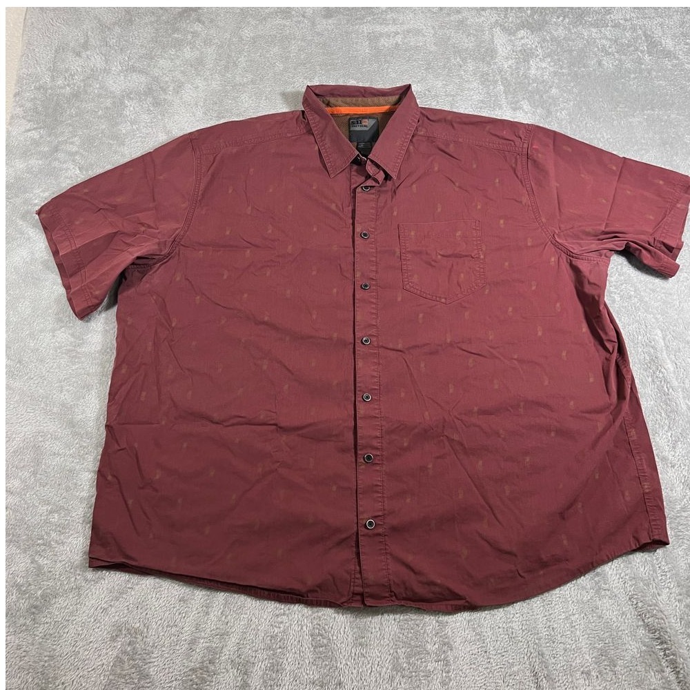 5.11 Tactical Red Short Sleeve Casual Shirt